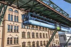 Wuppertal Schwebebahn in Elberfeld