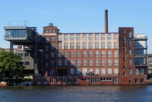 Gebäude Industriepalast am Spree, Berlin. Büro Daily Bread mit Livestream Studio