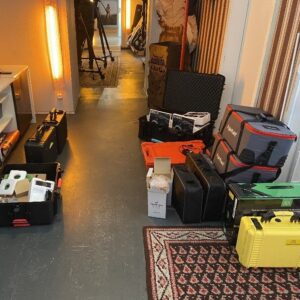 flightcases with video equipment